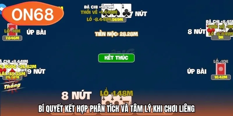 Bí quyết kết hợp phân tích và tâm lý khi chơi Liêng