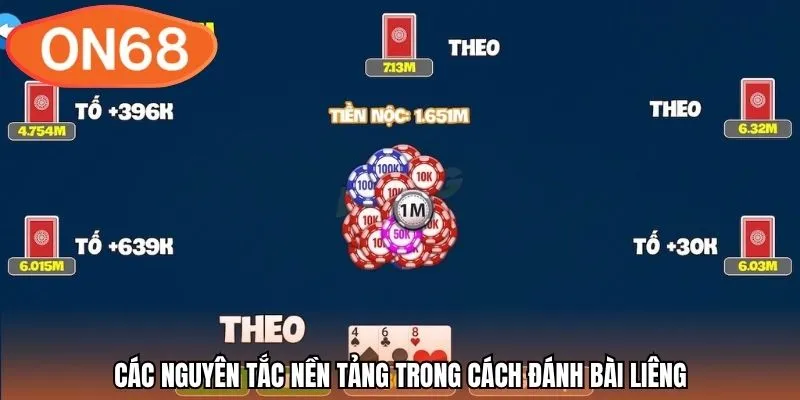 Các nguyên tắc nền tảng trong cách đánh bài Liêng