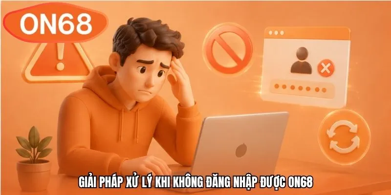 Giải pháp xử lý khi không đăng nhập được ON68