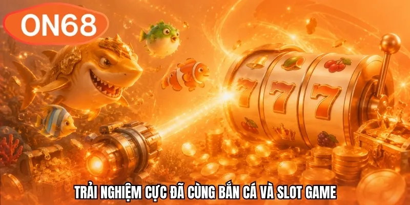 Trải nghiệm cực đã cùng bắn cá và slot game